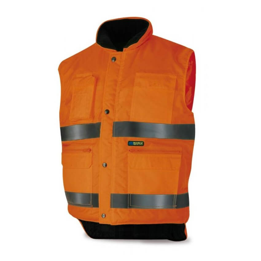 Chaleco multibolsillos de alta visibilidad naranja 288-VMFN - Referencia 288VMFNF